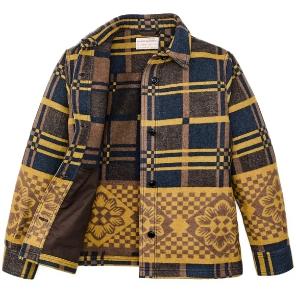 Women’s blanket wool overshirt size medium - Picture 3 of 8